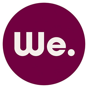 Neues Logo, Kreis in Plaumenfarbe